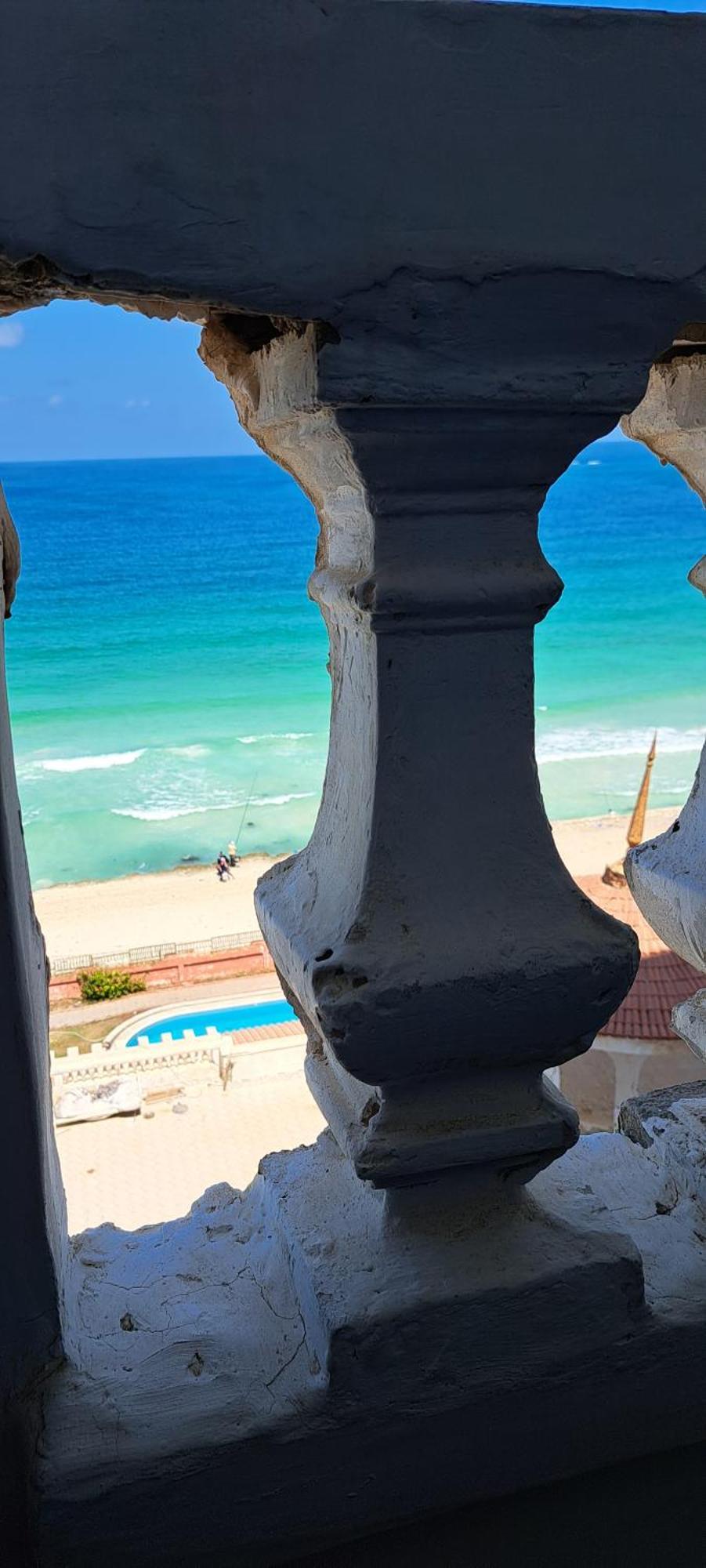 Panorama Apartment With A Charming Sea View Near Alexandria And Burg Elarab Intl Airport With Free Wifi شقة باطلالة ساحرة على البحر اول الساحل الشمالي 外观 照片